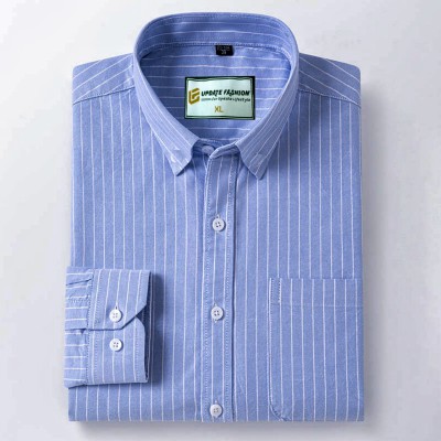 Mens long sleeve Strip shirt