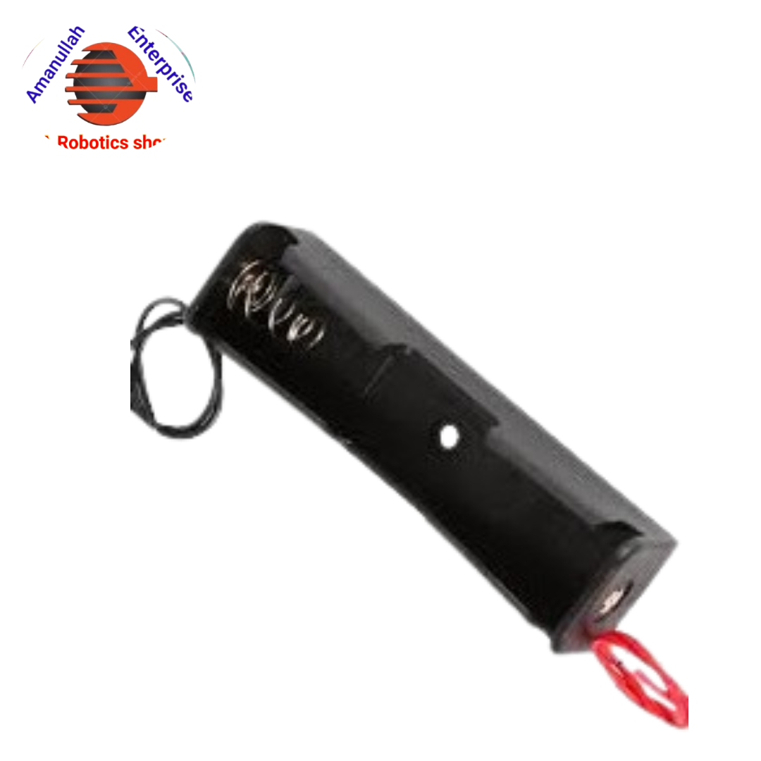 18650 battery holder, specifically designed to hold a single 18650 lithium-ion battery.