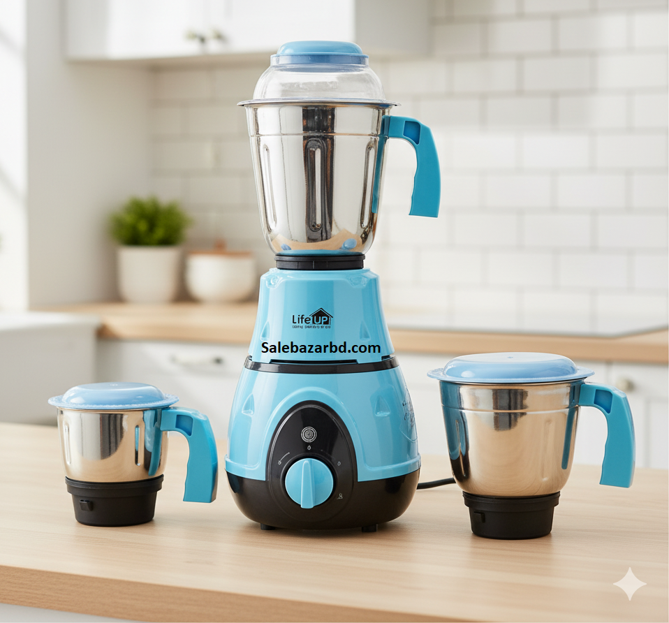 LifeUp Victor Mixer Grinder stainless steel, Deep Sky Blue