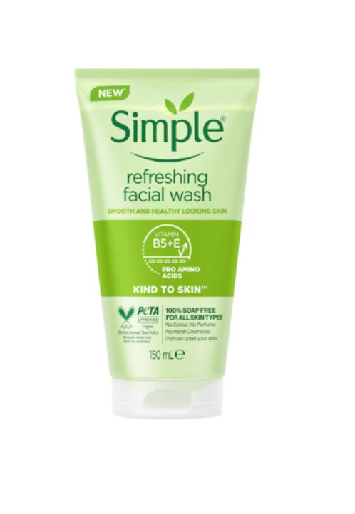 Simple Kind To Skin Refreshing Facial Wash Gel 50ml