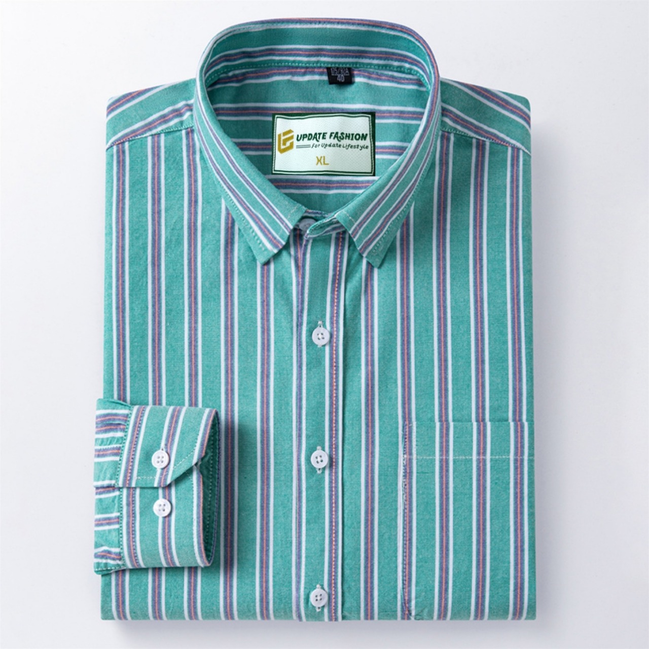 Mens long sleeve Strip shirt