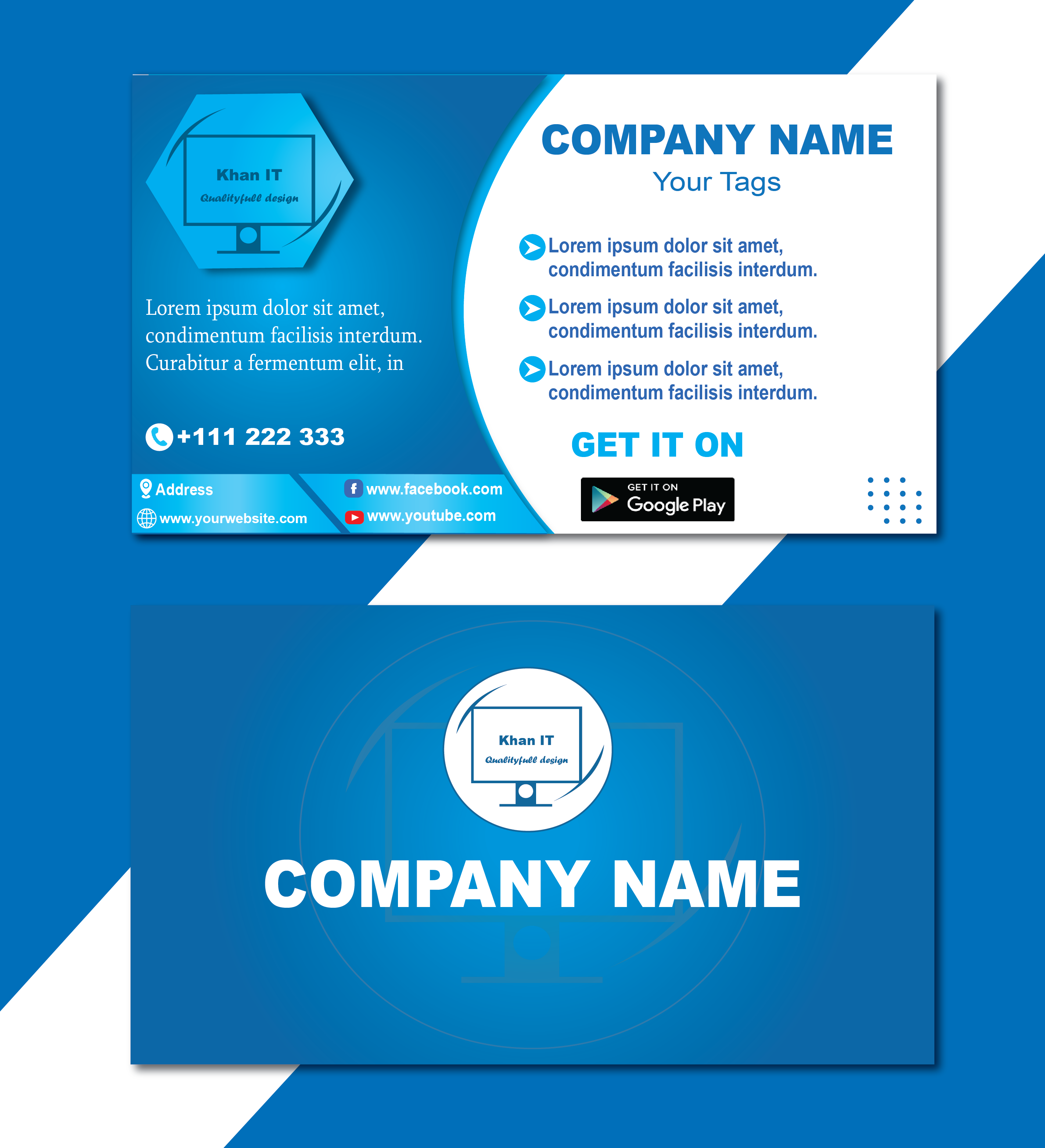 visiting card
