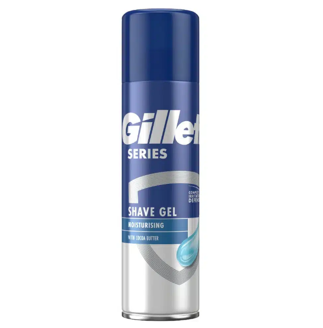 Gillette Series Moisturising With Cocoa Butter Shaving Gel 200ml (UK)