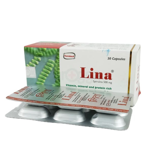 Lina Spirulina Capsules (30 Capsules)