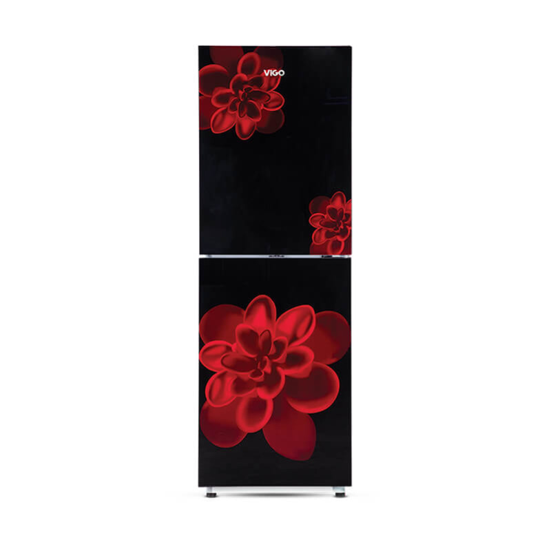 GD Refrigerator RE-196L Red Rose Flower-BM