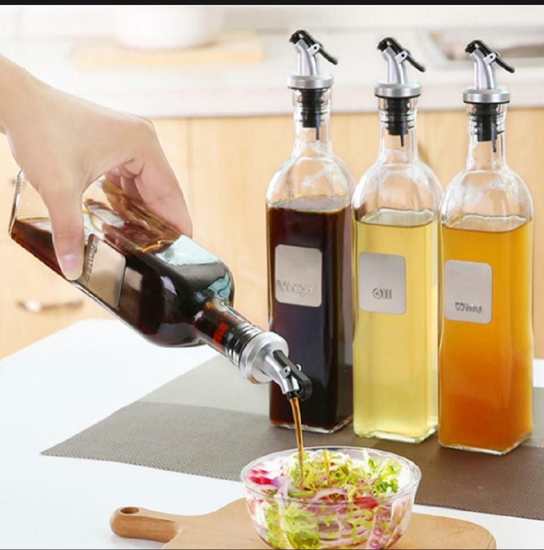 Glass Oil dispenser bottle