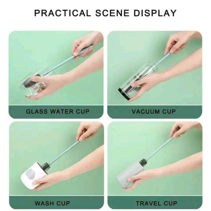 Silicone Bottle cup cleaner brush