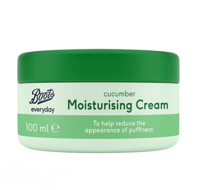 Boots Cucumber Moisturising Cream 100ml (UK)