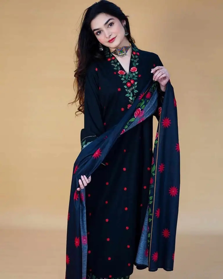 Embroidery Cotton 3 Piece