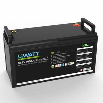 Liwatt Lithium ion LiFePo4 12.8V 200AH IPS UPS Battery