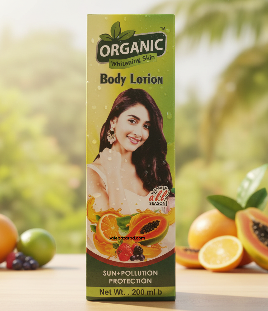 Organic Whitening Skin Body Lotion 200ML