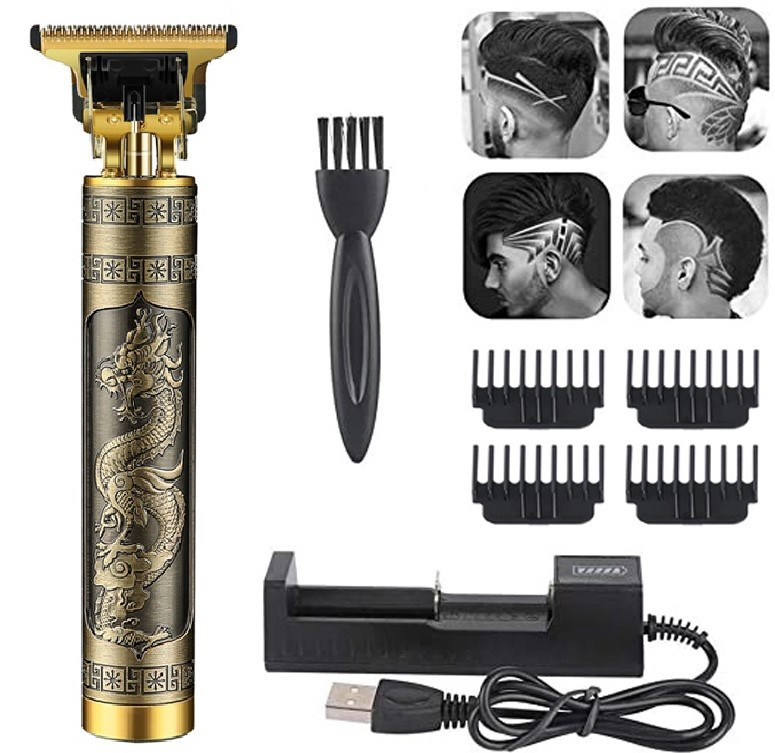 Vintage T9 Hair Cutting Machine Hair Trimmer Rechargeable Professional Cordless Hair Trimmer