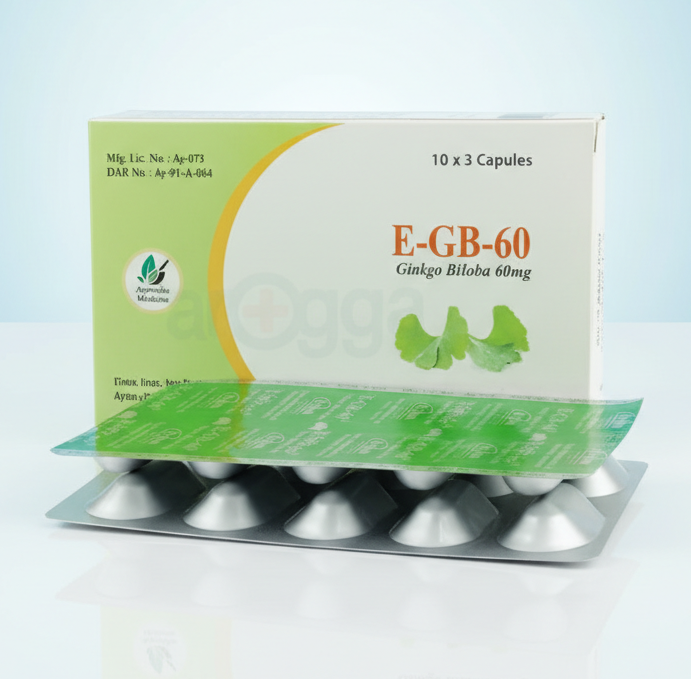 E GB 60 Ginkgo Biloba