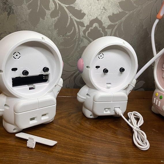 Astronaut Desk Lamp with Alarm Clock