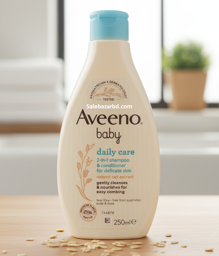 Aveeno baby daily care 2 in 1 shampoo and condition for delicate skin 250 ml