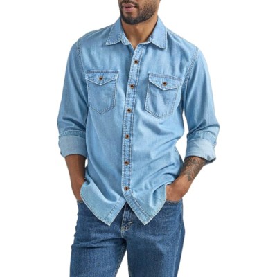 Full Sleeves Denim Washed Shirt