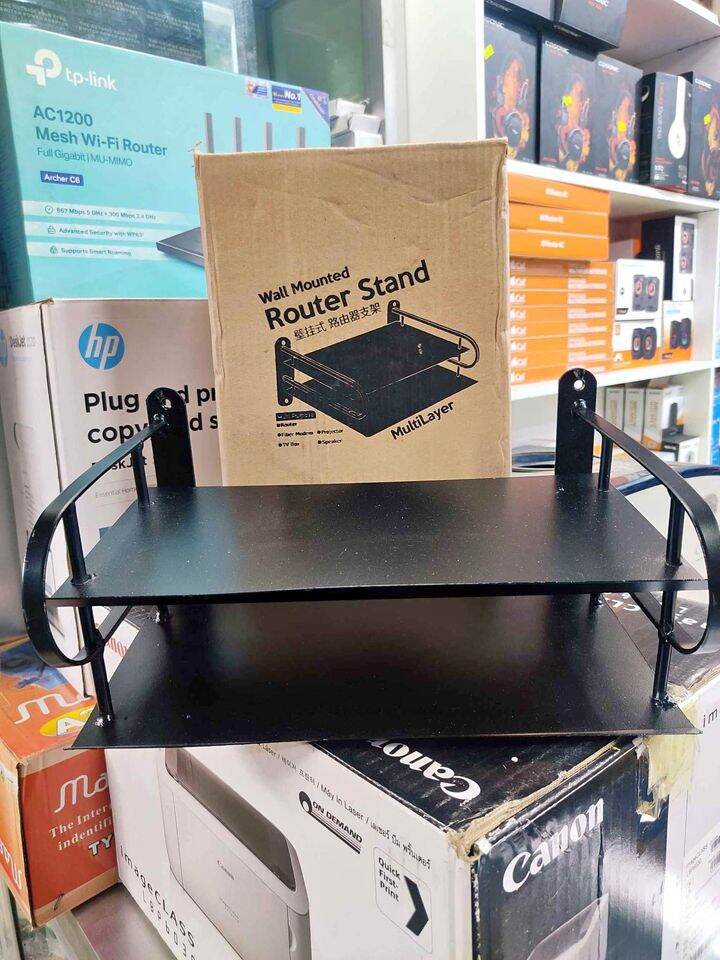 Wall Mounted Router Stand (2-Tier)
