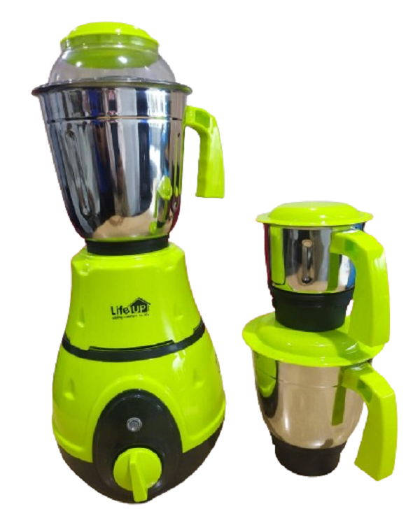 LifeUp Victor Mixer Grinder stainless steel, Green Yellow