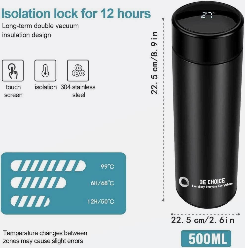 SMART DIGITAL LED THERMAL FLASK