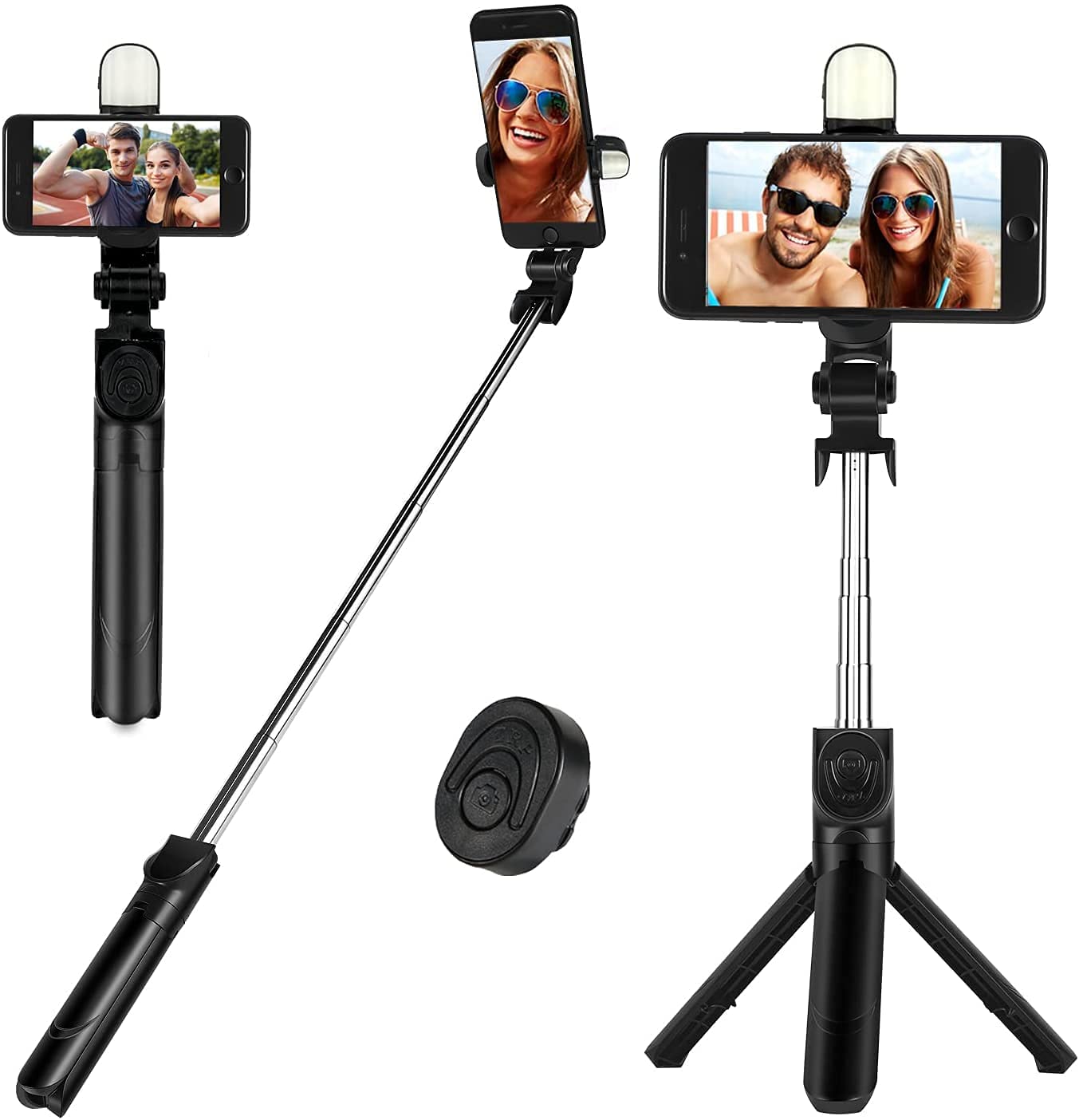 Ultra Light K07 Bluetooth Selfie Stick Tripod