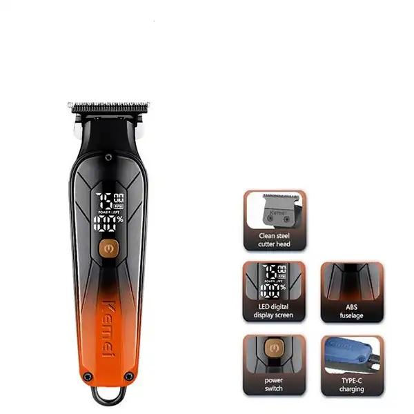 Kemei KM-1741 Rechargeable Cordless Hair Trimmer