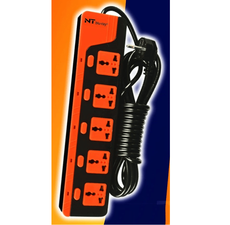 NT-Extension Socket  Black and Orange