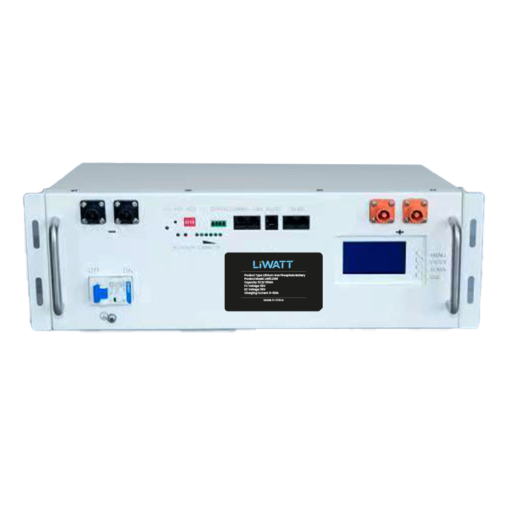 Liwatt Lithium ion LiFePo4 51.2V 100AH IPS UPS Battery