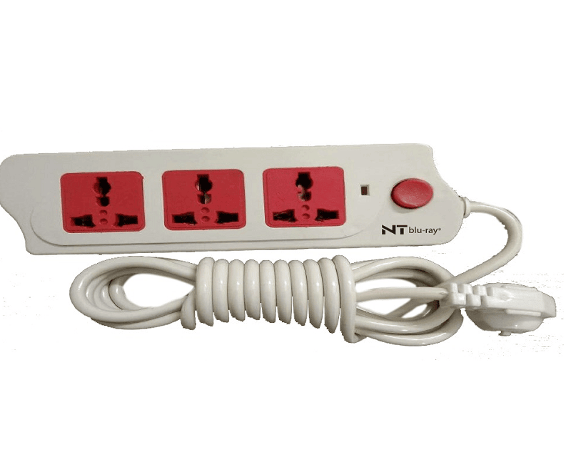 NT-Smart Extension Socket  Red and White